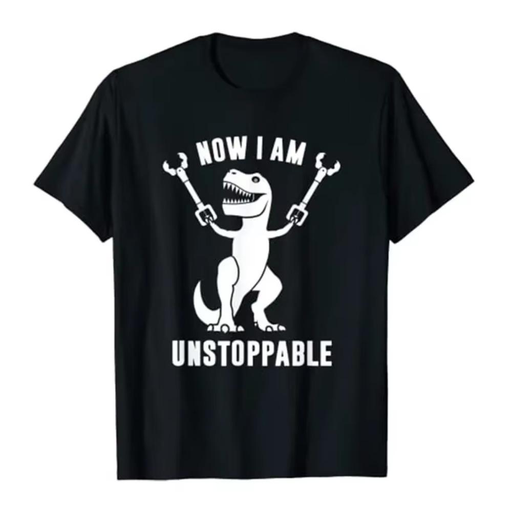 Funny T-Rex Dinosaur T-Shirt for Kids and Adults, Unstoppable  Unstoppable, Holding Claw, Men Clothing, Cute Tee Tops,