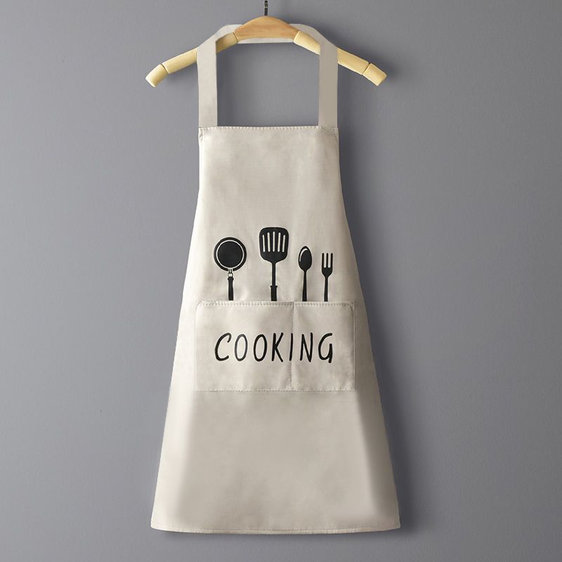 Kitchen Apron with Hand Wipe Pockets Waterproof and Oil Proof  for Cooking Baking Chef's Favorite Great for Men Women Adult
