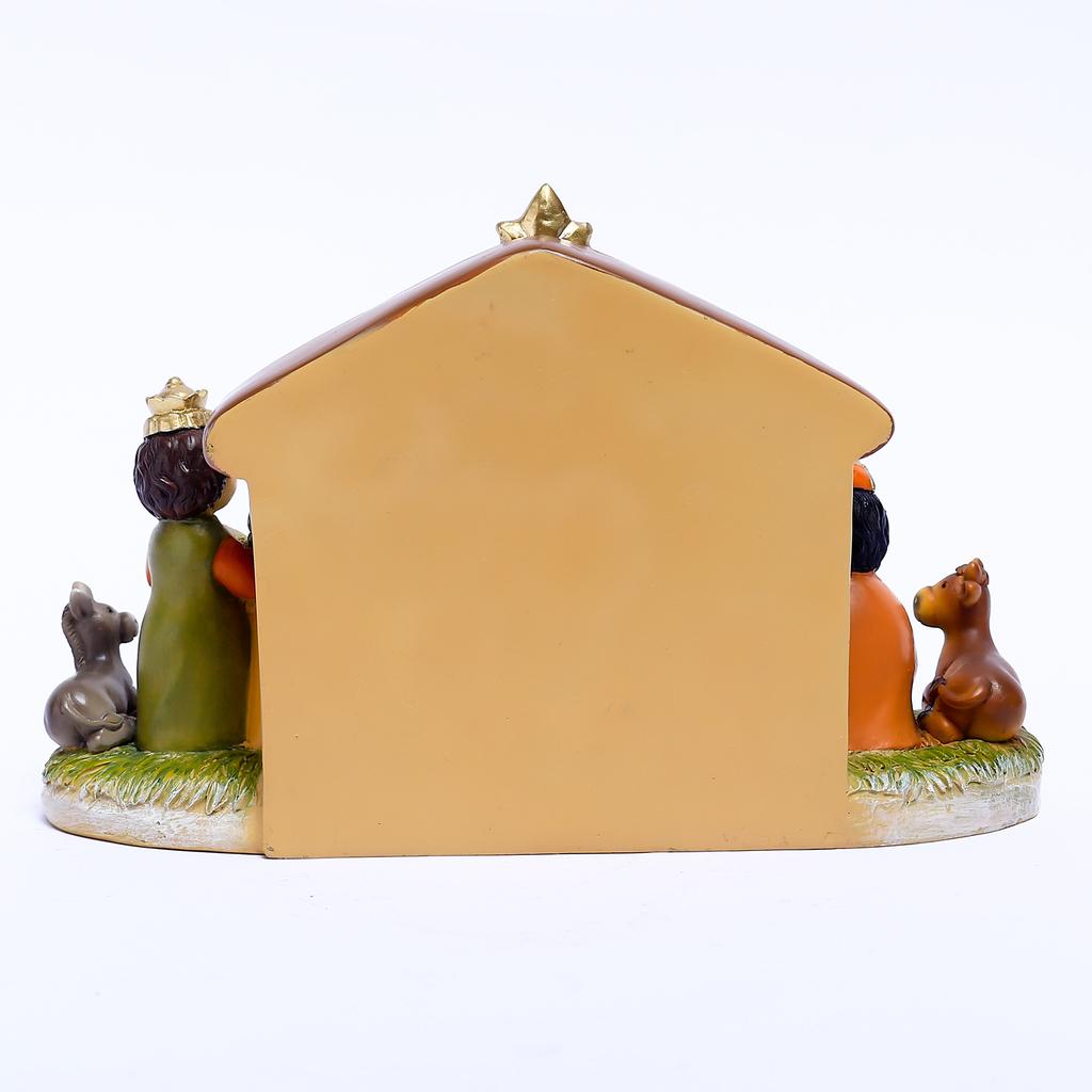 Nativity Scene Figurine Realistic Resin Xmas Nativity Scene Decoration for Home and Office