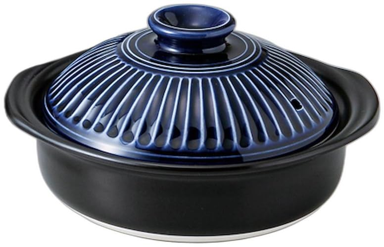 Kikuka Ruri Pot X 19 X Earthenware Setomonohonpo 6.0 [21 11.5cm 850cc] Pot,