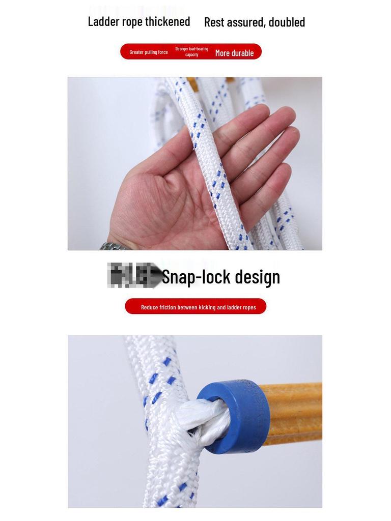 Safety Rescue Ladder: Fire Escape Soft Ladder for High-Rise Buildings