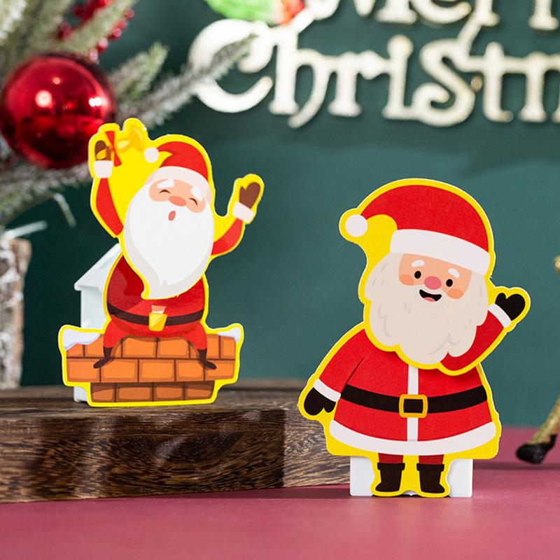 Santa Claus Tabletop Decorations Christmas Figurines Shelf Decorations Desk Decor Tabletop Decorative Collectible Santa Sign For