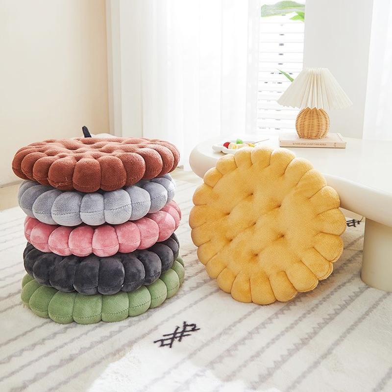 Biscuit Soft Cushion Comfortable Office Sitting Cushion Tatami Cushion Chair Cushion