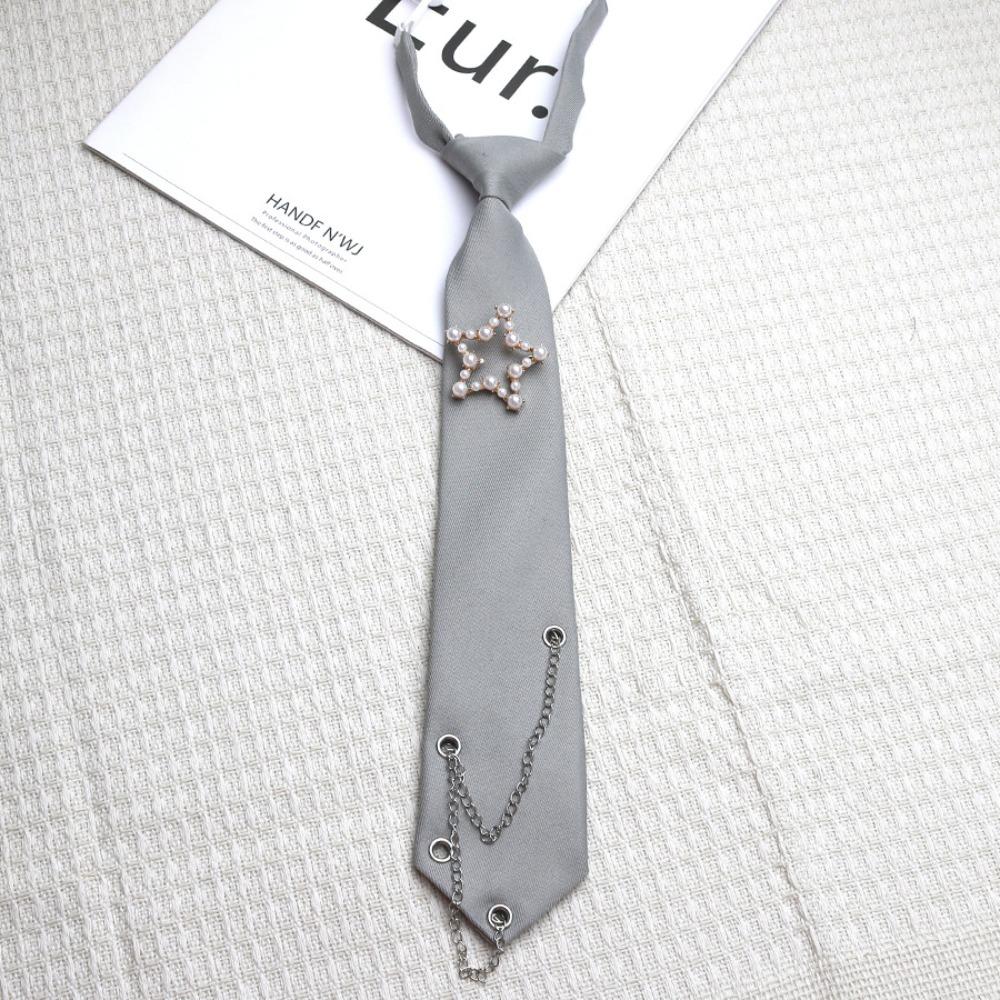 Punk JK Neck Tie Pre-tied Bowtie Fashion Cravat  for Men Women