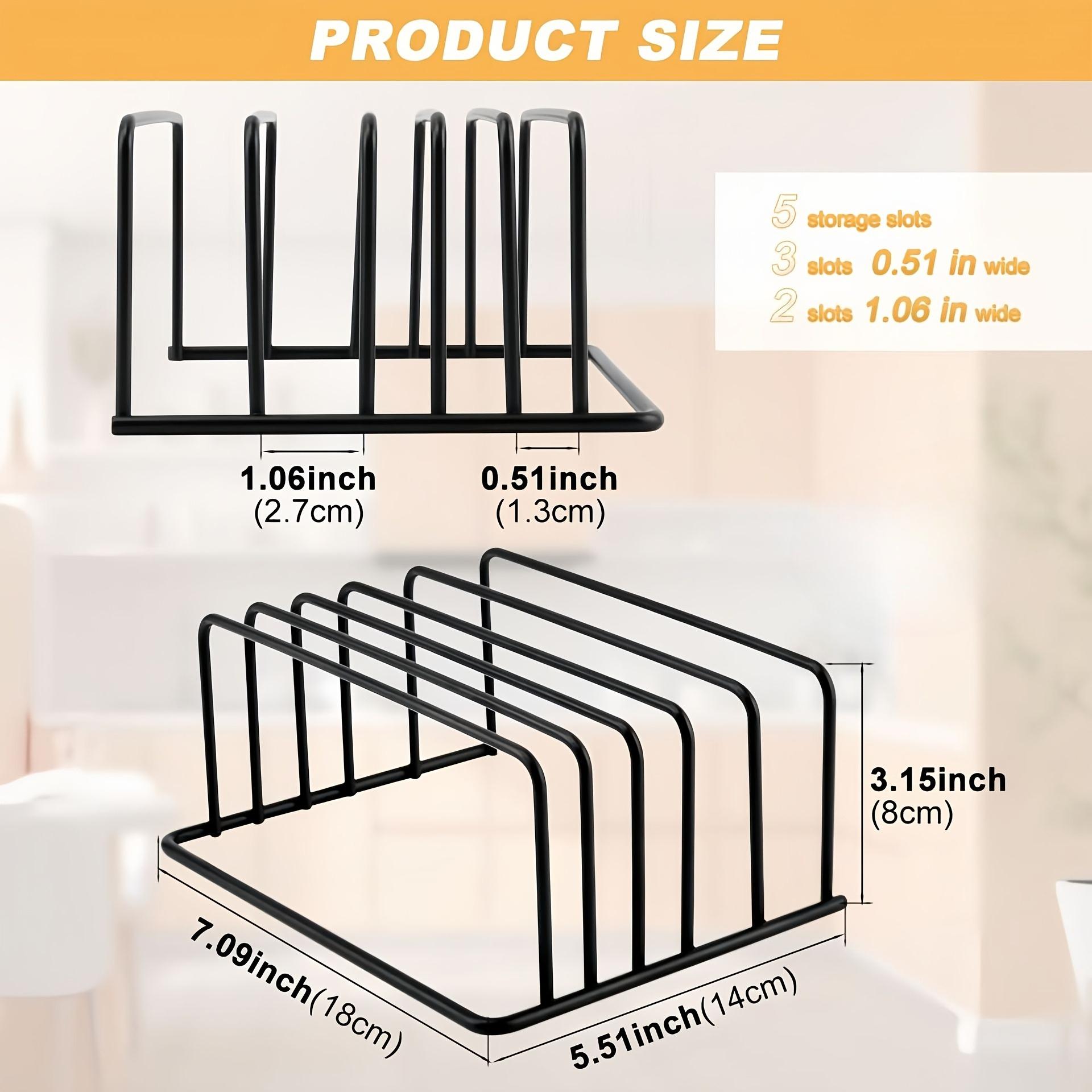 1pc Kitchen Storage Rack, Cutting Board Rack, Multifunctional Kitchen Storage Rack, Durable and Wear-resistant