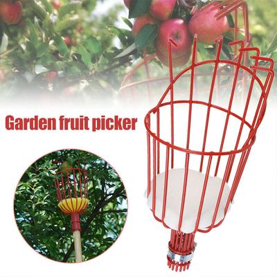 Fruit Picker Head Deep Basket Style Without Pole Fruit Collector Harvest Picking Apple Citrus Pear Farm Garden Catcher Device