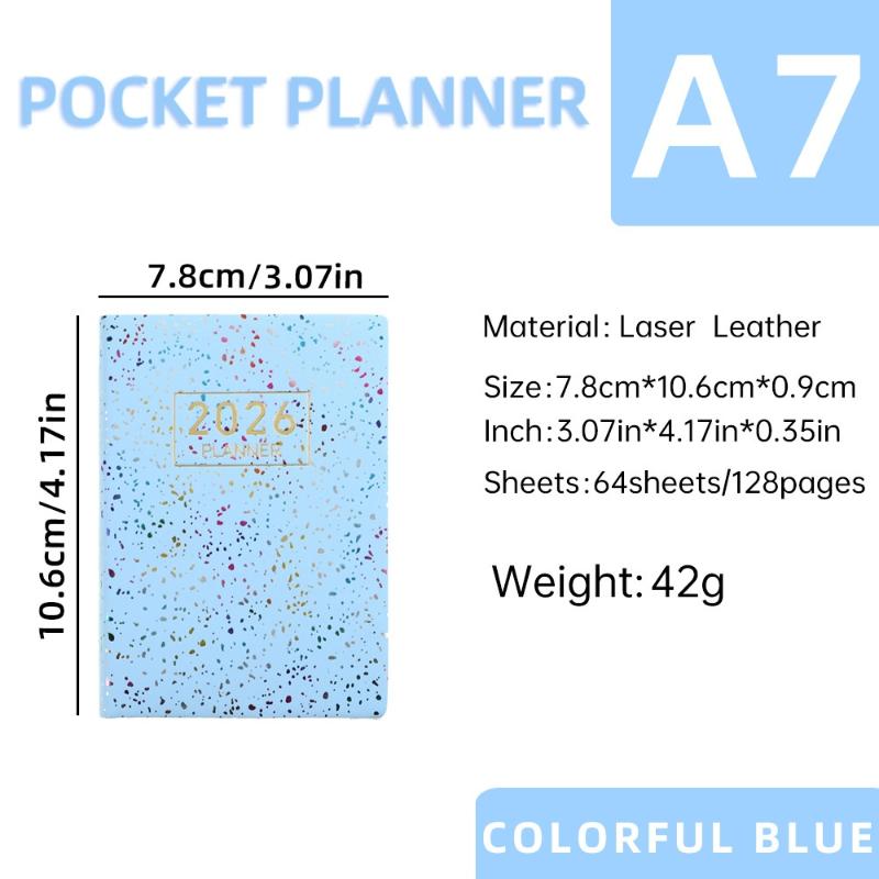 2026 Mini Pocket Planner Calendar To Do List Daily Task Checklist Planner For Home School Office Pocket Planner Calendar