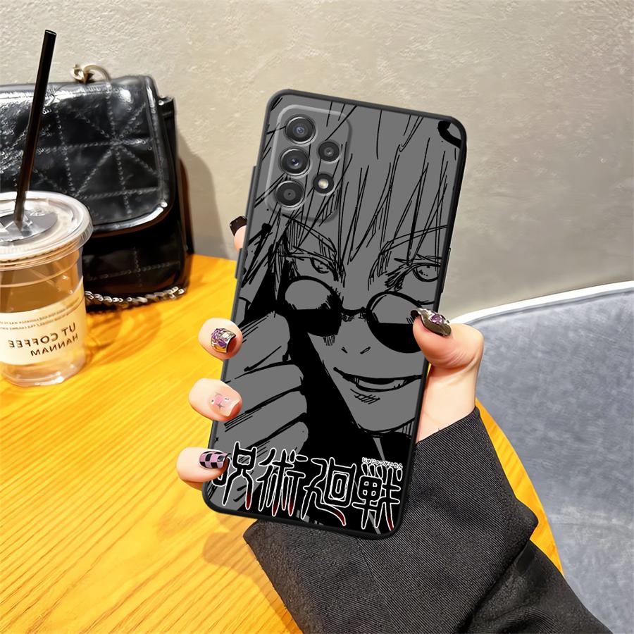 Soft Back Phone Cover Case for Samsung Galaxy A10 A20 Note 20 Ultra 9 10 A05 A03 A01 A02 A04 A06 A30 A40 A50 A70 Anime J-ujutsu