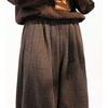 | Textured Retro Woolen Imitation Scimitar Casual Pants Men's Autumn and Winter Structure Segmentation Texture Loose Straight Trousers