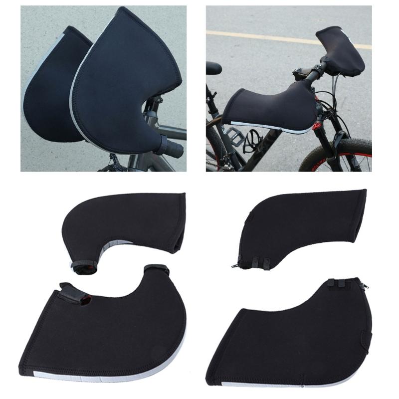 1 Pair Windproof Biking Gloves Thicken Handlebars Gauntlets Handlebars Muffs Winter Hand Muffs Handlebars Thermals Glove