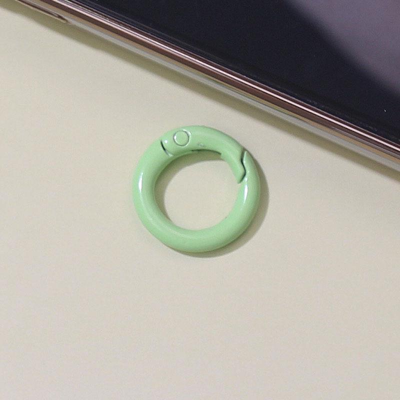 25mm Colored Spring Coil Metal Lobster Clasp for DIY Jewelry, Phone Cases, Hardware, Hanging Buckle, Keychains