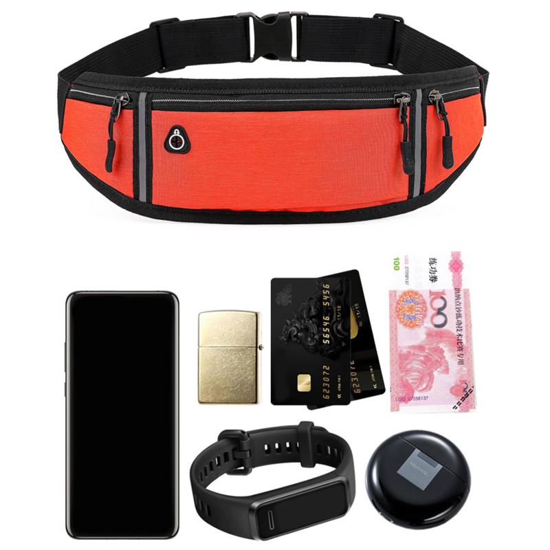 Fitness Cycling Walking Waist Bag Running Phone Bags Unisex Outdoor Equipment Waterproof Invisible Portable Chest Packet