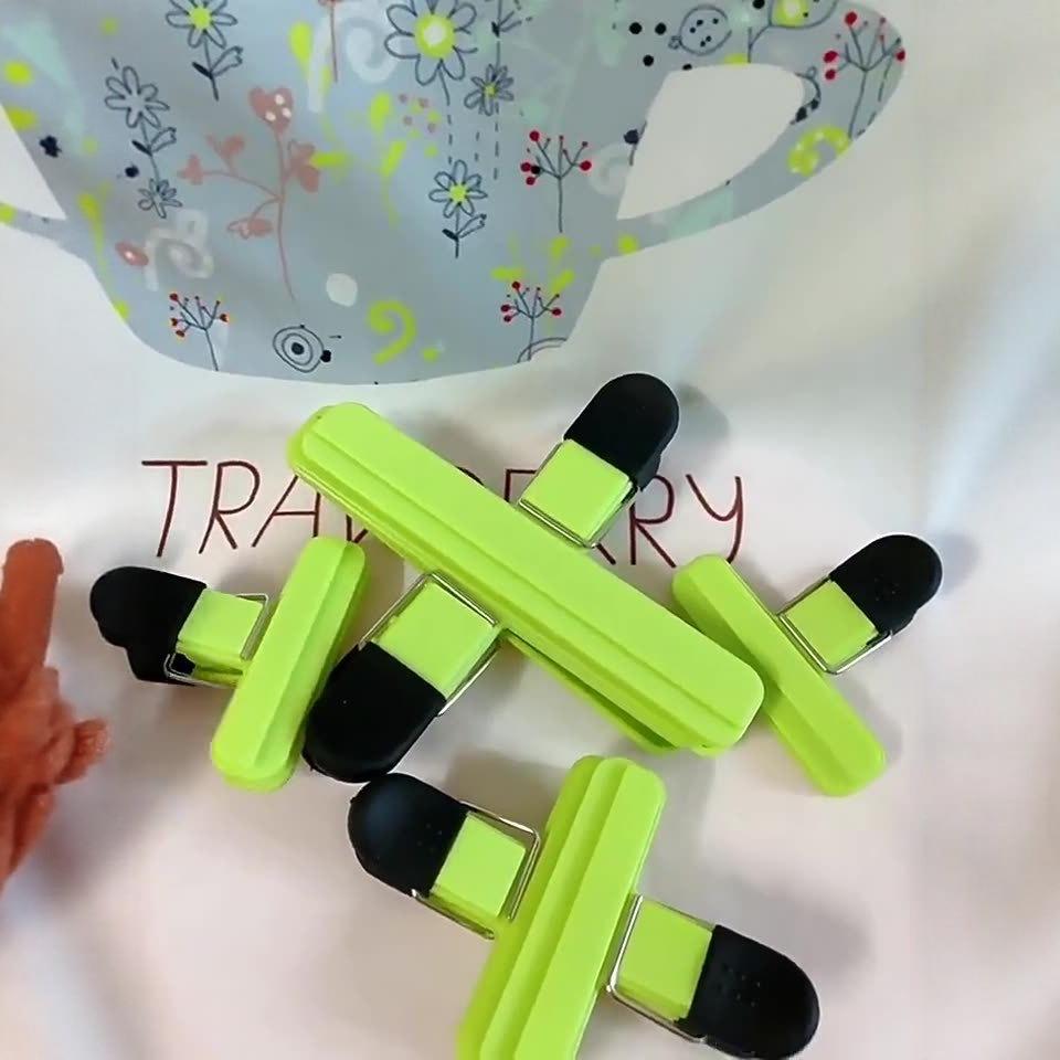 Tragbare Beutelclips, Küchenaufbewahrung, Lebensmittel-Snack-Versiegelung, Beutelclips, Versiegelungsklemme, Kunststoffwerkzeug, Küchenorganisationszubehör