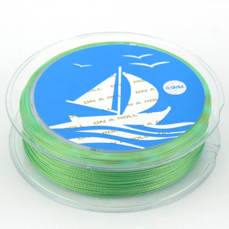 Мятный Мамбо 3-прядный кисточный шнур: Тонкая флористическая проволока для вышивки и плетения