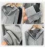 Korean Style Faux Two-Piece Hooded T-Shirt for Women, Slim-Fit & Flattering, Autumn/Winter 2026