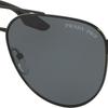 Prada Logo Detail Acetate Irregular Shape Sunglasses Men Sunglasses Black SPS54T