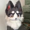 Fursuits head cheap animal head costume cat  furry head kemono cute dog head costume Halloween role-playing costume
