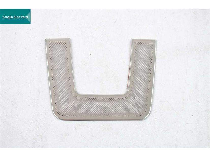 Compatible with BYD Seal 05 DMI: Silver Stainless Steel Front Triangle and Four-Door Speaker Covers.