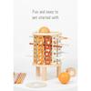Kids Balance Tower Pick Up Wooden Sticks Social Board Game Logic Thinking Challenge Brain Game Math Count Intellectual Toy Gift