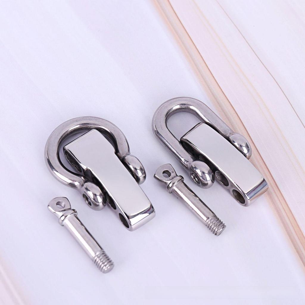 304 Stainless Steel U-Shaped Horseshoe Buckle for DIY Accessories and Umbrella Rope Bracelet
