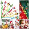 6pcs Spiral Christmas Spiral Straw Food Grade Christmas Party Supplies  Children