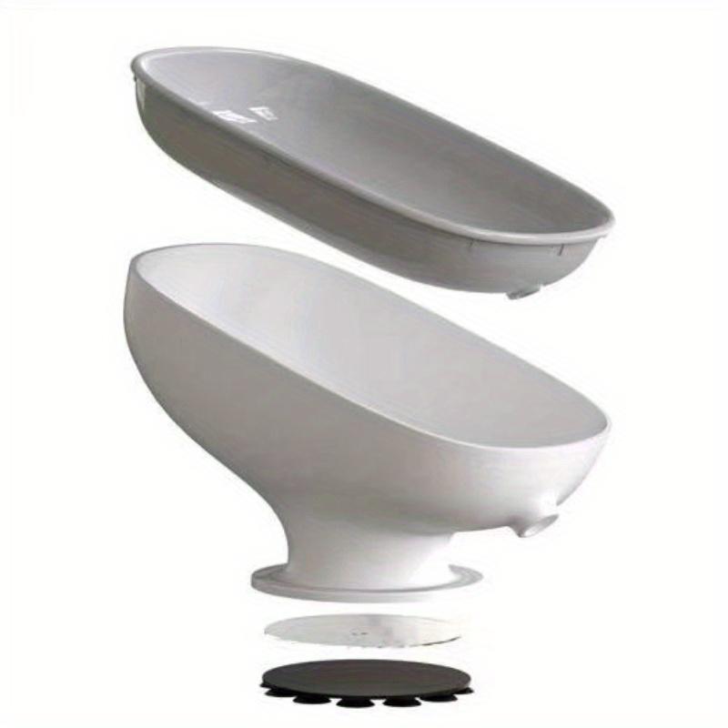 Bathroom Soap Dishes Holder, Self Draining Soap Box with Drain Holes, Portable Soap Container for Household Bathroom Accessories