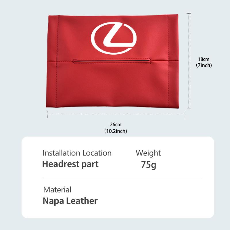 Car Tissue Box Car Sun Visor Tissue Box Holder Car Accessories For Lexus CT ES GS NX IS250 RX350 IS200 LX570 UX250h CT200h