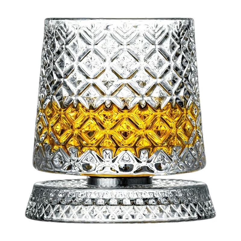 Luminous Rotating Whiskey Glass