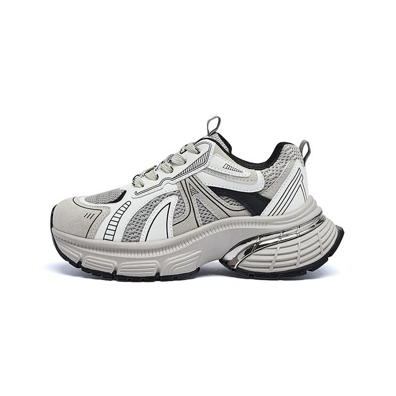 Augustine platform dad shoes women's 2025 new spring casual sports shoes outdoor light hiking hiking shoes