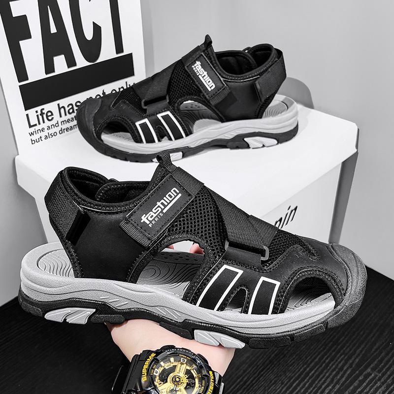 Fashion Summer Fashion Men Sandals Men Flat Heel Casual Comfortable High Quality Beach Shoes Men Business Office Sandals