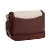 Coach Amelia 23 Metal Logo Canvas Saddle Bag Women Shoulder Bag Gold Natural Multicolor CR171-IMNAM