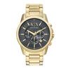 Armani Exchange Chronograph Gold-Tone Stainless Steel Watch