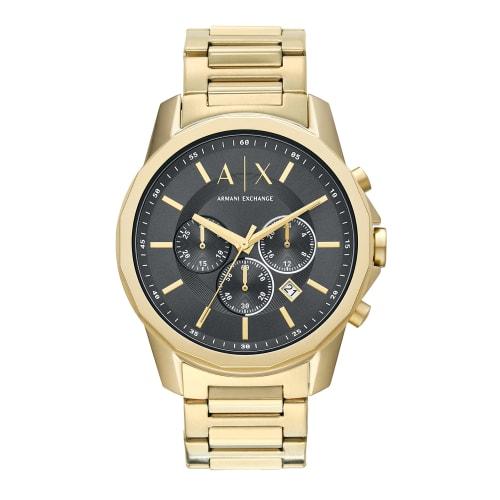 Armani Exchange Chronograph Gold-Tone Stainless Steel Watch