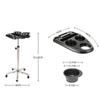 Rolling Salon Tray On Wheels Hair Dyeing Rack Hair Tools Organizer for Salon