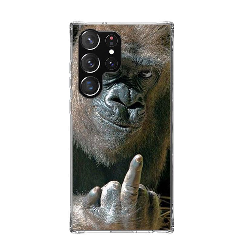 

Monkey Memes Phone Case For Samsung Galaxy S26 S25 Edge S24 S23 FE S22 Ultra S21 Plus S20 + Fundas Cover Coque Galaxy S25 S24 S2 Samsung S25 Ultra