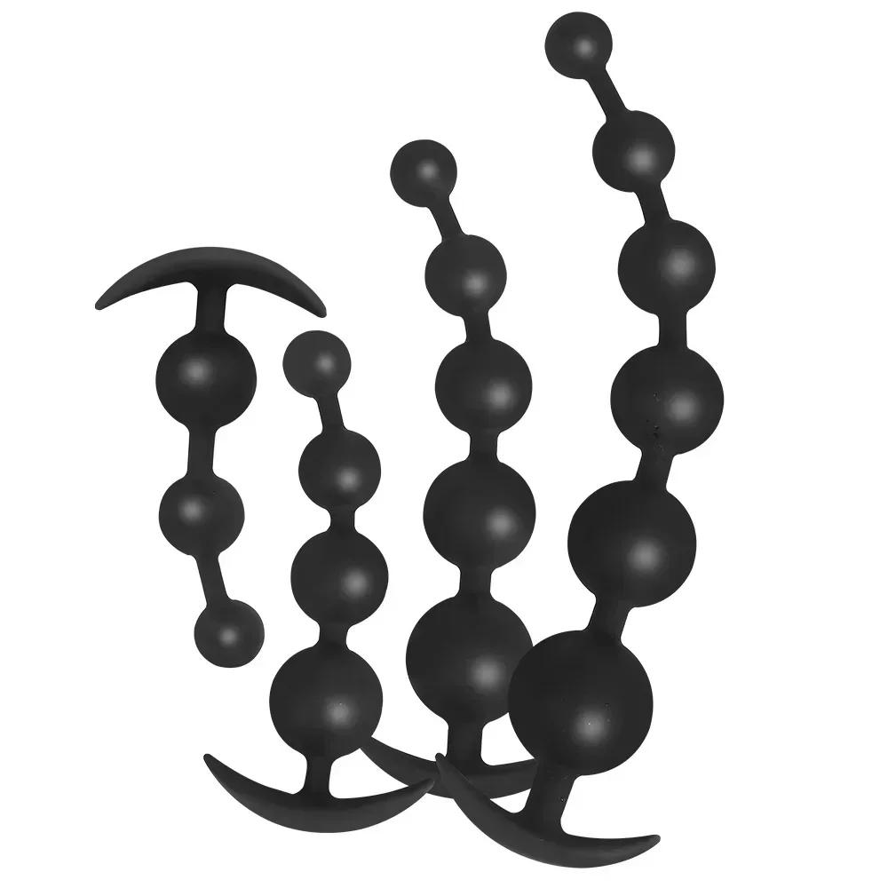 Super Long Anal Beads Anal Plug Prostate Massage Big Butt Plug Vaginal Balls Anal Stimulation Pull Bead Dildo Deep Sex Toy