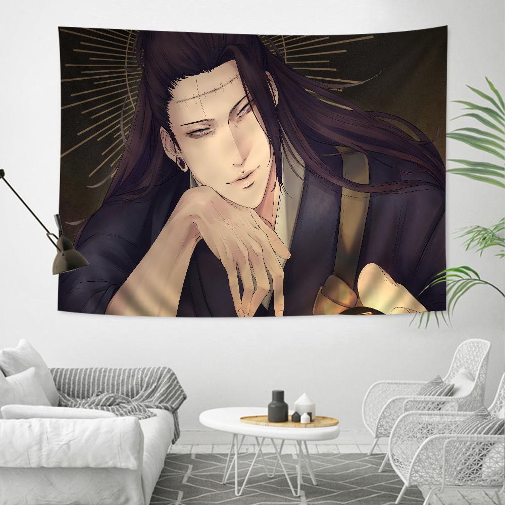 Jujutsu Kaisen Gojo  Geto Tapestry BL Anime Character Print Sky Background Wall Hanging for Otaku Bedroom  Anime Fans Decor