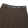 MALBON GOLF Double Pleated Skirt Brown (Woman)