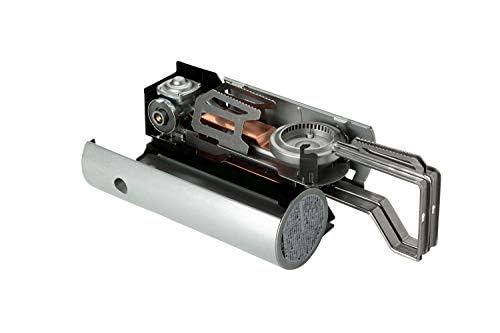 Snow Peak HOME & CAMP Burner (Silver, GS-600SL) - Compact Tabletop Gas Stove for Outdoor Camping and Cooking (Includes Sticker)