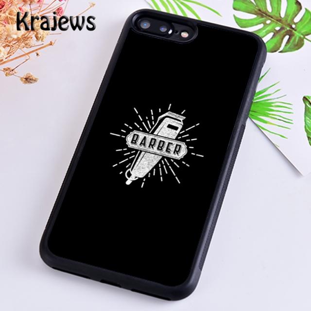Krajews Barber Vintage Classic Barber Retro Phone Case For iPhone 17 Air 16 15 14 Plus 11 12 13 Pro Max Plus Coque Fundas