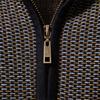 Classic Striped Knitwear Men Cotton Blend Sweater Mock Neck Warm Thickened Old Money Luxury Winter Sweaters for Men