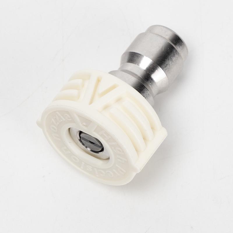 1/4" Fan-shaped High-Pressure Washer Nozzle Quick Connect Fittings for Car Cleaning