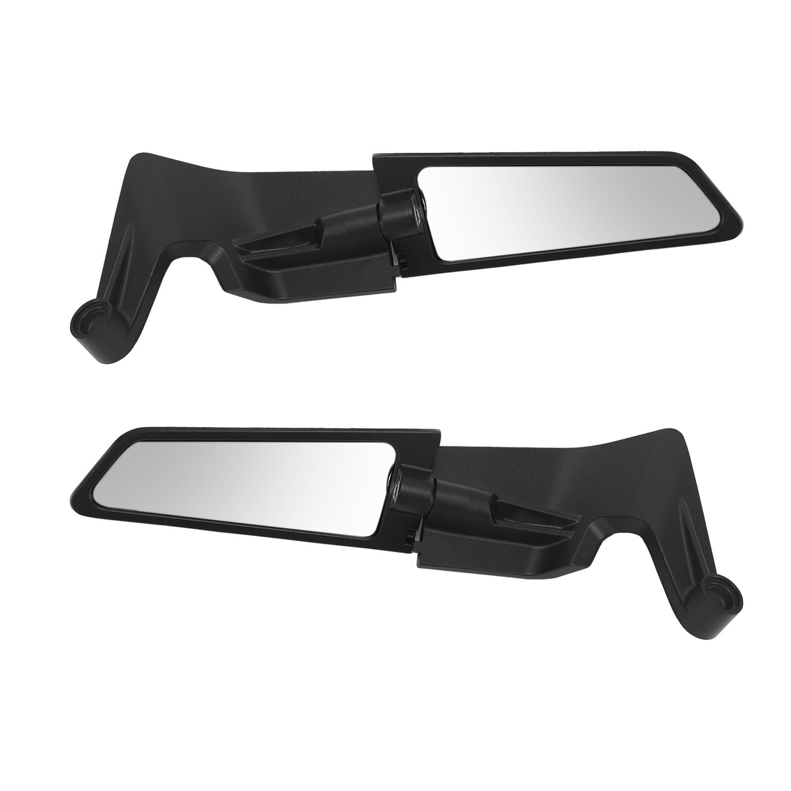 

Motorcycle Rearview Mirror, Adjustable Motorcycle Rearview Mirror Handlebar Mount Stealth Rearview Mirror, Rotating Windwing Standard size чёрный