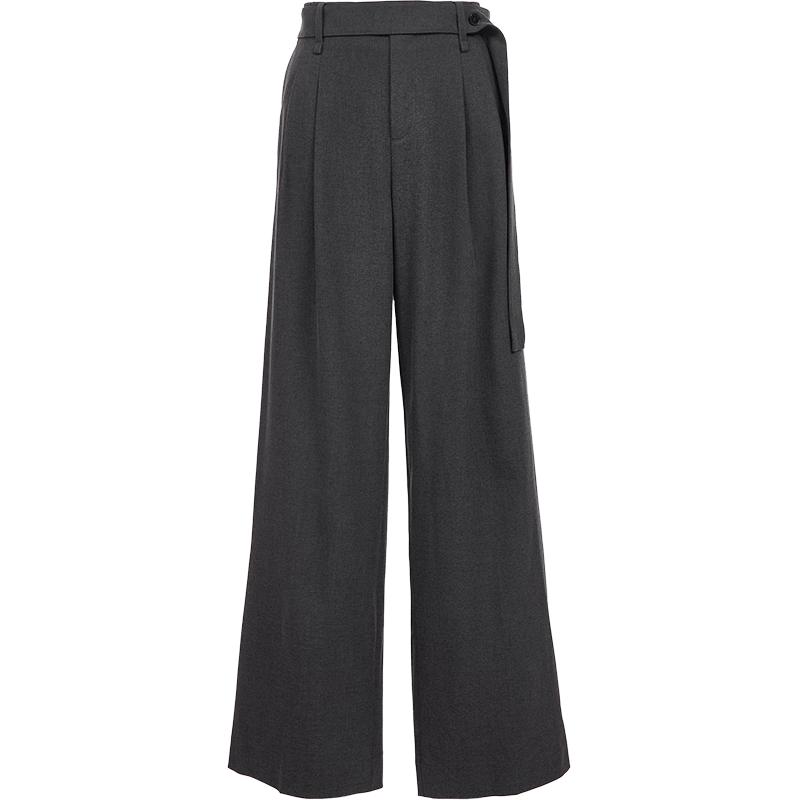

VEROMODA Women s Relaxed Fit Belted Wide-Leg Trousers M