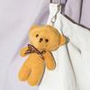 Plush Keyring Bear Toy Ornaments Stuffed Toy Bear Plush Toy Bear Plush Keychain Siamese Bear Doll