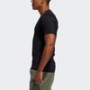 Adidas T Shirts Men's Black Crew Neck Moderate Straight Fit FJ6146