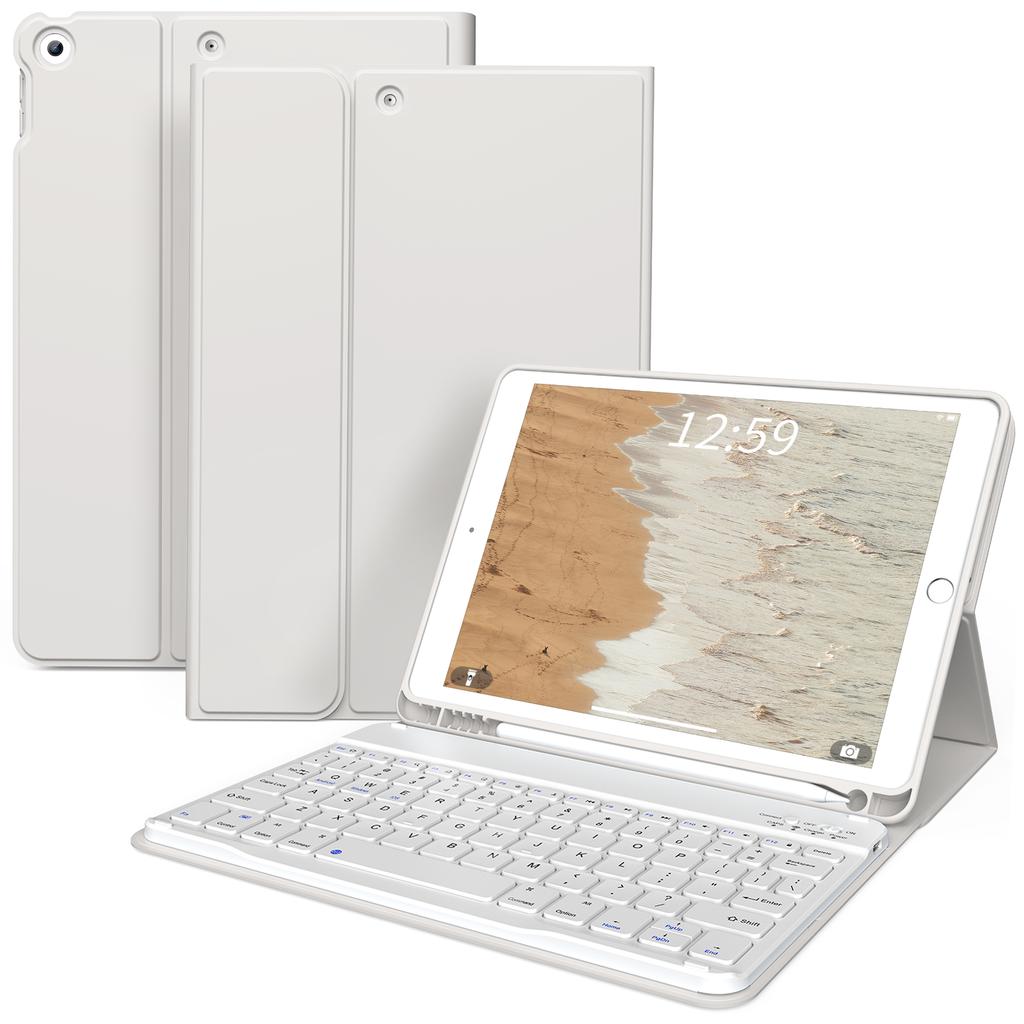 Kenke Manufacturer Wireless Keyboard Case for Ipad 10.2 Inch Protection Touchpad Keyboard Case for Ipad 789 With Pencil Holder