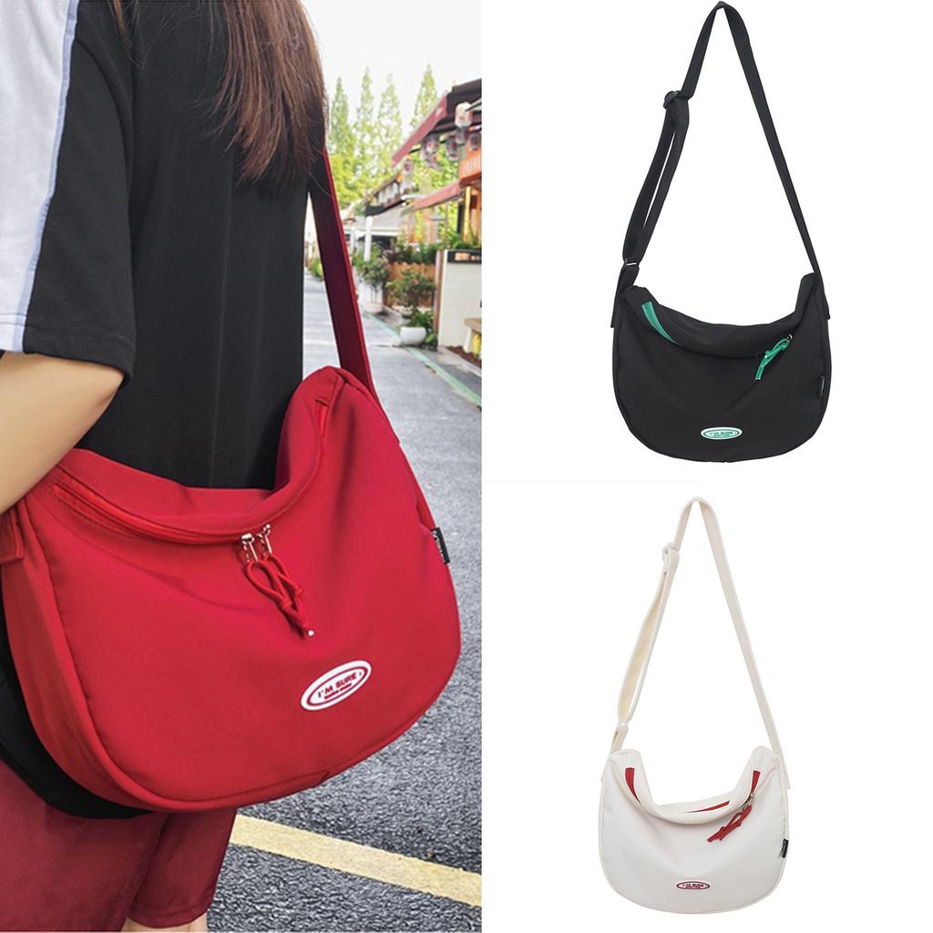 Trendy Crossbody Bag for Women Lightweight Canvas Shoulder Bags for Sports and Everyday Essential