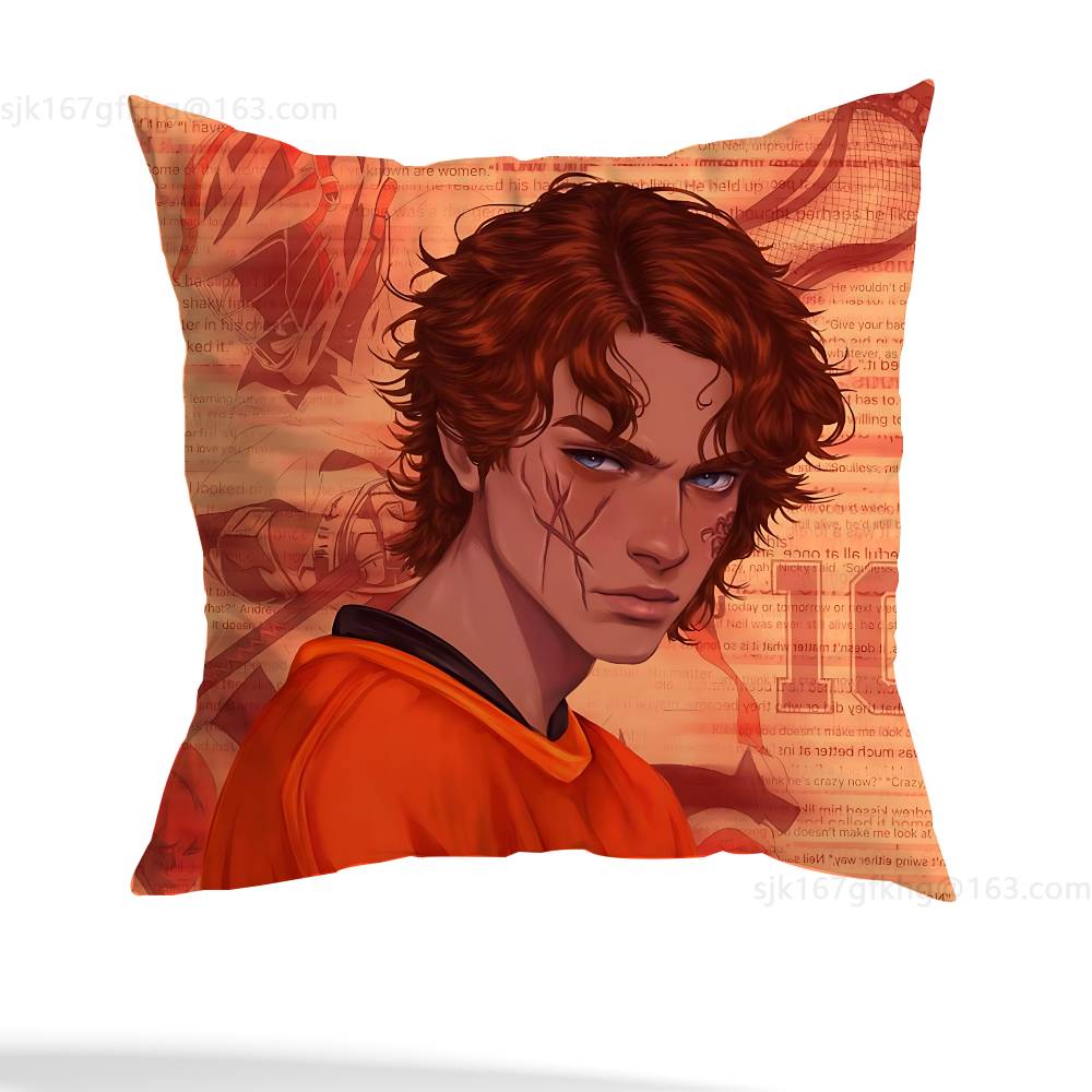 The Foxhole Court Pillow Case Square Double-Sided Printing Short Plush Sofa Cushion Cover Bedroom Bedside Pillow
