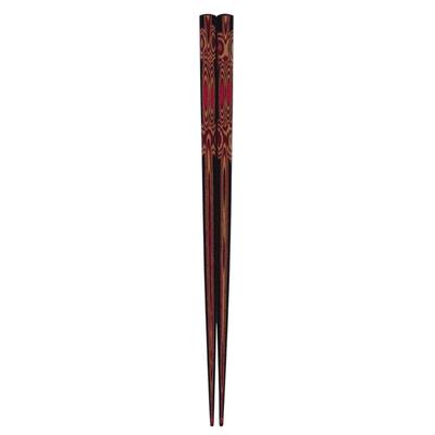 Tanaka Hashiten Takachiho Chopsticks 604411 Red 21cm Wabi-Sabi No.
